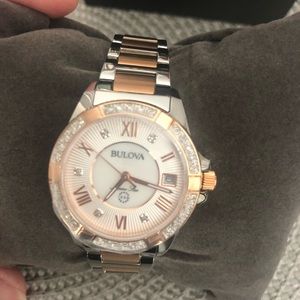 Bulova Women's Diamond Accent Watch